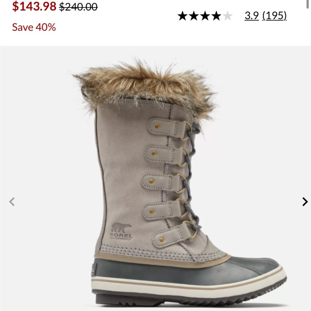 Sorel waterproof snow boots size 8